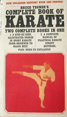 SPORT book by Bruce Tegner  titled Bruce Tegner's Complete Book of Karate