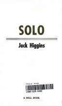 THRILLER book by Jack Higgins titled Solo