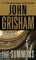 THRILLER book by John Grisham titled The Summons