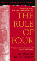 THRILLER book by Ian Caldwell,Dustin Thomason titled The Rule of Four