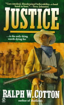 WESTERN book by Ralph W. Cotton titled Justice