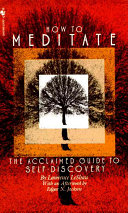 SELF-HELP book by Lawrence LeShan titled How to Meditate