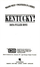 FICTION book by Dana Fuller Ross titled Kentucky!