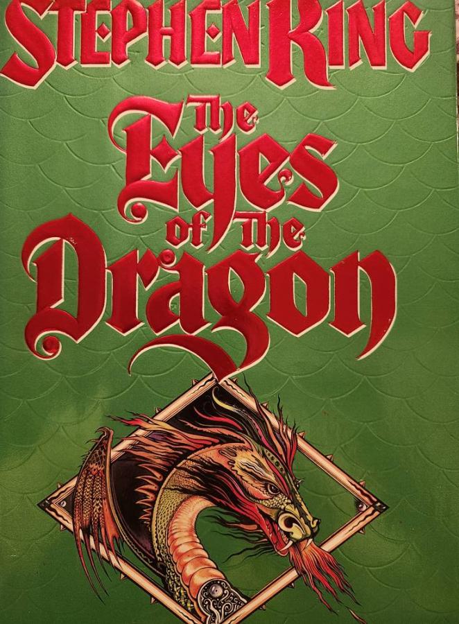 FANTASY book by Stephen King titled The Eyes of the Dragon