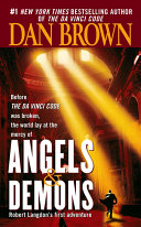 THRILLER book by Dan Brown titled Angels & Demons