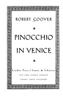 FICTION book by Robert Coover titled Pinocchio in Venice