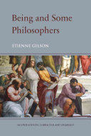 NON-FICTION book by Étienne Gilson titled Being and Some Philosophers